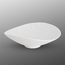 Saku White Abstract Coupe Bowl 6"