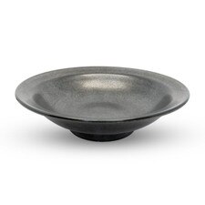 Tessa Black Bowl 7.25"