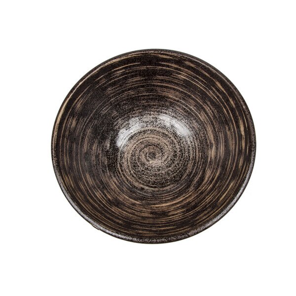 Image of Uzumaki Dark Brown Bowl 7.5" 3