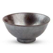 Metallic Brown Bowl 6.25"