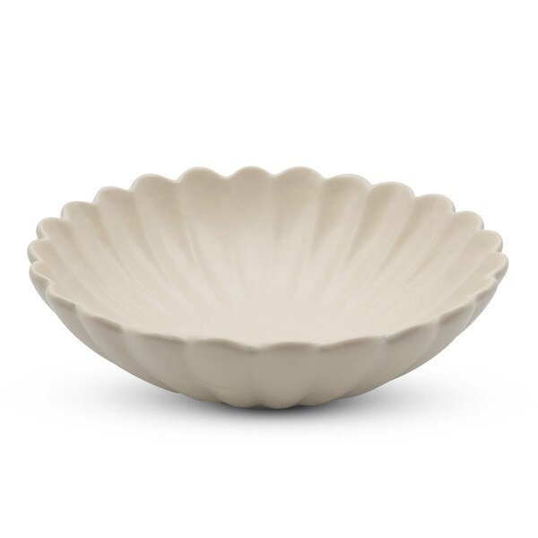 Image of Kohiki White Floral Bowl 7.25" 1