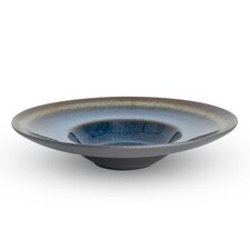 Korin Durable Umi Cobalt Blue Wide Rim Bowl 11"