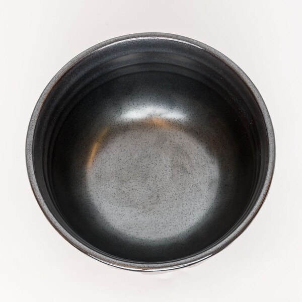 Image of Tessa Black Ribbed Bowl 5" 3