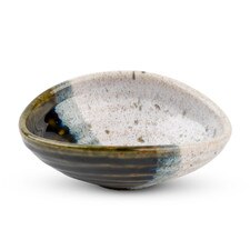 Oribe Black Monochrome Oval Bowl 5.75"