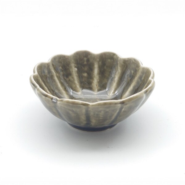 Image of Oribe Green Floral Bowl 4.25" 1