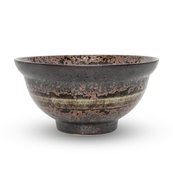 Image of Brushstroke Lidded Bowl 6.25" 7