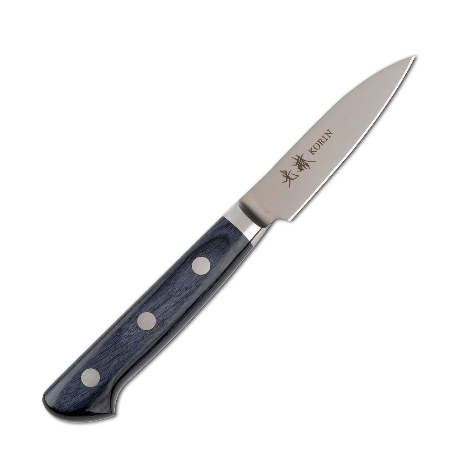 Korin Mahogany Royal Blue Inox Paring 3.1" (80 mm)
