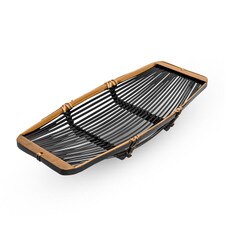 Black Towel Bamboo Tray