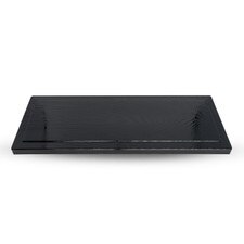 Black Nagate Bento Box Cover 14.75"