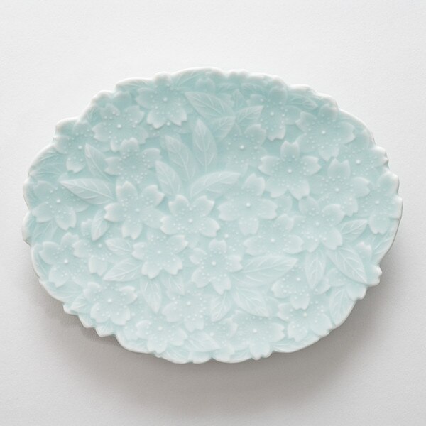 Image of Moist Seiji Sakura Pattern Plate 6.75" 2