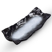 Cave Blue Rectangular Plate 11.25"