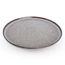 Saku Slate Rim Round Plate 9.25"