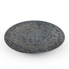 Kokugama Stone Raised Round Plate 7"