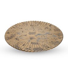 Kaji Brass Round Plate 9.5"