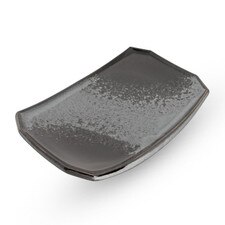 Silver Granite Rectangular Plate 8.5"