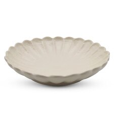 Kohiki White Floral Round Coupe Plate 9.5"