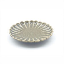 Oribe Green Floral Round Plate 6.75"