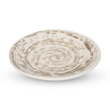 Uzumaki Brown Round Plate 9.5"