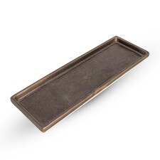 Musashi Gold Rectangular Plate 9.25"