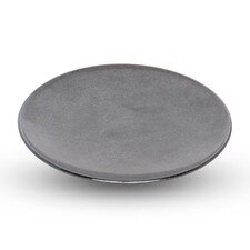 Tessa Black Round Plate 6.5"