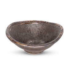 Kyo Black Oval Sauce Bowl 3.75"