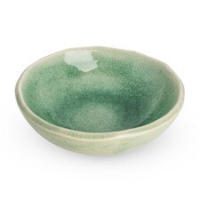 Green Kanire Round Sauce Dish