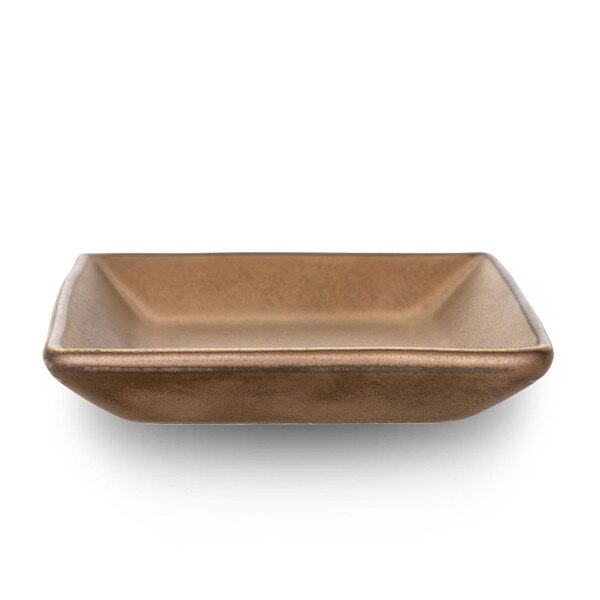 Image of Kinsai Gold Square Sauce Dish 2