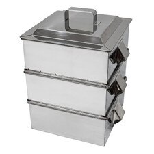 Stainless Kaku Square Steamer