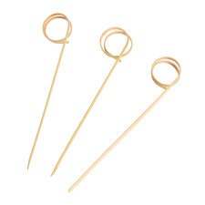 Disposable Ring Bamboo Skewers 4.7" (12cm) (100/pack)