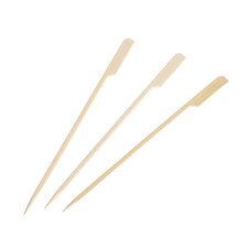 Disposable Flag / Gun Shaped Bamboo Skewers (Teppo Gushi) Natural