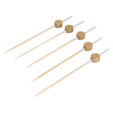 Bamboo Skewers with Gold Ball